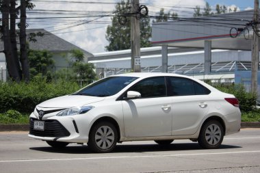 Yeni özel Sedan araba Toyota Vios. 