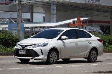 Yeni özel Sedan araba Toyota Vios. 