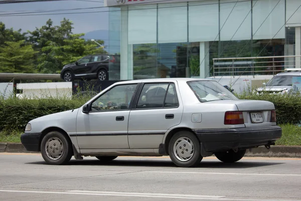 Privat bil, Hyundai Elentra - Stock-foto