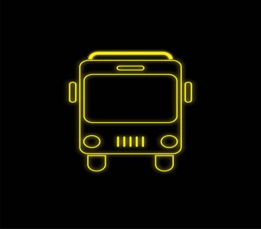 Otobüs çizgisi kızdırma simgesinde koyu arka plan