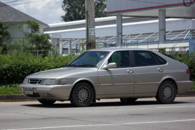 Özel eski araba, Saab 900 kompakt lüks otomobil.