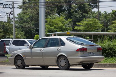 Özel eski araba, Saab 900 kompakt lüks otomobil.