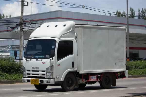 Camión contenedor frío para transporte de hielo —  Fotos de Stock