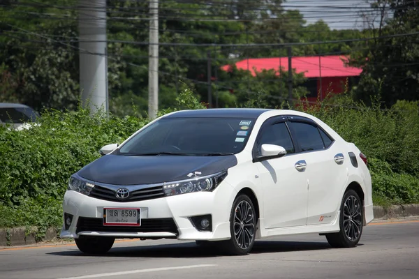 Privatbil, Toyota Corolla Altis. Elfte generationen svart topp — Stockfoto