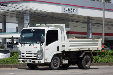 Özel Isuzu damperli kamyon. 