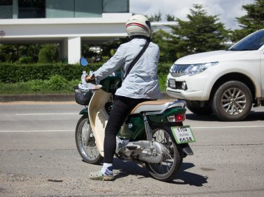 Özel Honda Super yavrusu motosiklet.