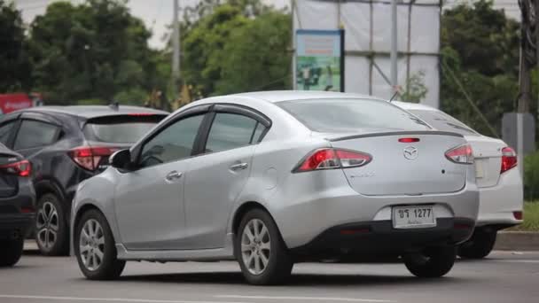 Private Eco car Mazda 2. — Stock Video