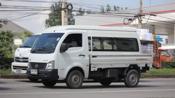 Özel Tata Superace şehir dev Mini kamyon. — Stok video