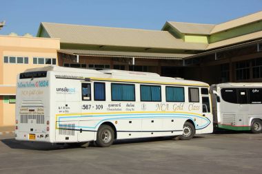 Otobüs Nakhonchai hava. Rota Chiangmai ve Ubon Ratchathani.