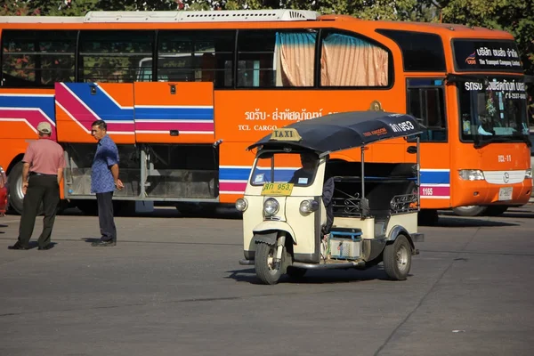 Tuk tuk taxi chiangmai, Serviço na cidade e em torno . — Fotografia de Stock
