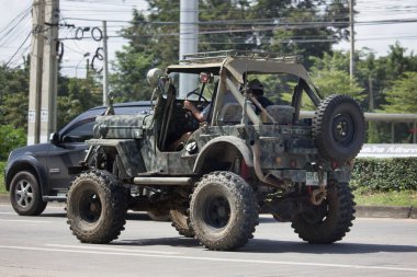   Eski Jeep özel araba