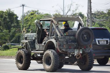   Eski Jeep özel araba