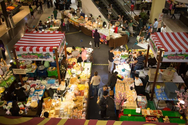 Festival gastronomico in festa centrale Chiang mai . — Foto Stock