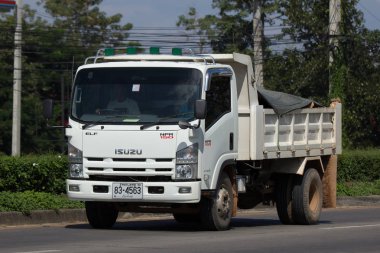 Özel Isuzu damperli kamyon. 