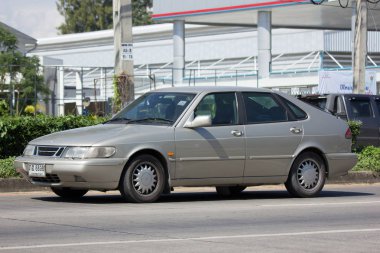 Özel eski araba, Saab 900 kompakt lüks otomobil.