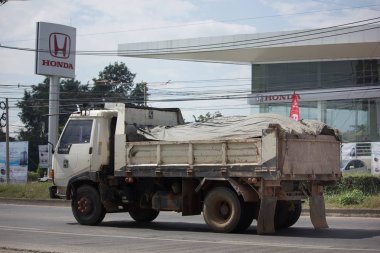 Özel Hino damperli kamyon. 