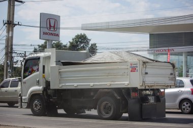 Özel Isuzu damperli kamyon. 