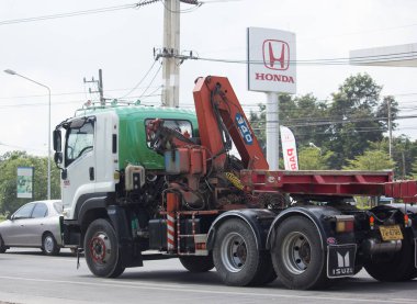 Römork kamyon vinç Chiangmai Pk taşıma ile