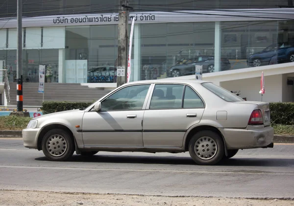 Закрите місто автомобіля Honda City. — стокове фото