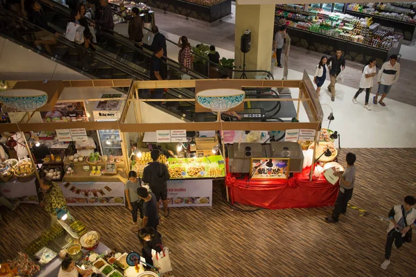 Área de Promoción de Alimentos en el Festival Central Chiang mai . —  Fotos de Stock