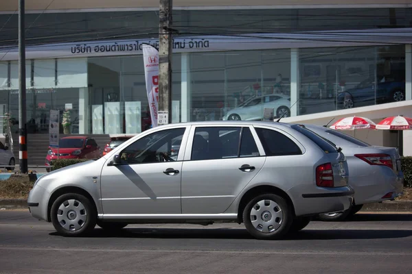 Soukromé auto. Škoda Fabia — Stock fotografie