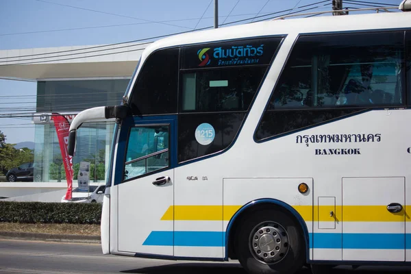 Scania 15 Meter Bus of Sombattour company. — Stock Photo, Image