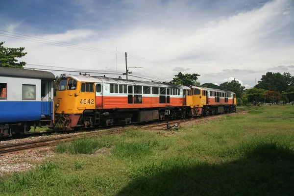 Ge Diesel locomotive no.4036 and 4042 — Stock Photo, Image