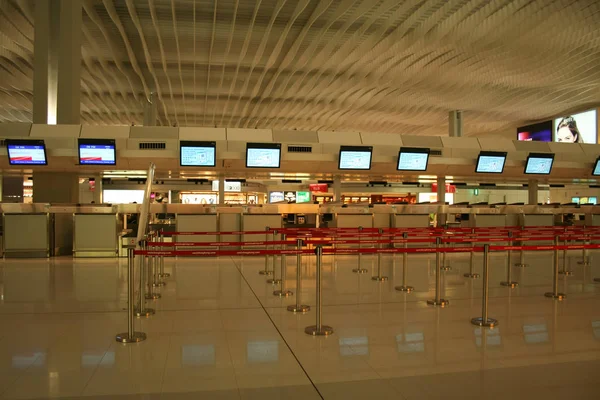 Terminal de Hongkong Chek lap jalá aeropuerto — Foto de Stock