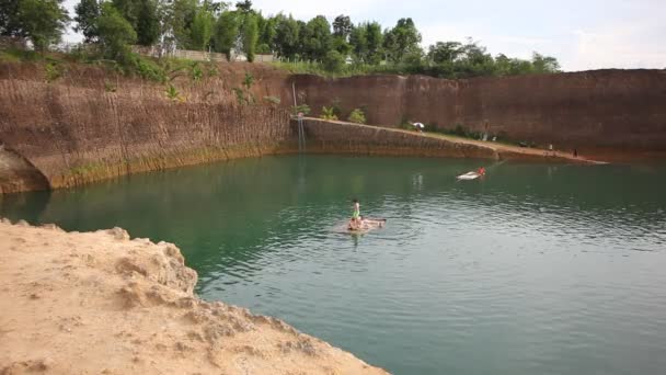 Hangdong Canyon Chiangmai Resevoir Solo Laterite Escavação Antiga Para Venda — Vídeo de Stock