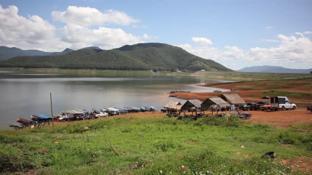Chiangmai Thailand October 2015 Mae Ngad Dam Localização Cerca Norte — Vídeo de Stock