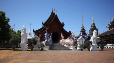 Chiangmai, Tayland-14 Ekim 2015: Banden Tapınağı, güzel tapınak Maetang bölgesinde, Chiangmai, Tayland. 