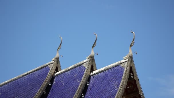 Chiangmai Tailandia Octubre 2015 Templo Banden Hermoso Templo Distrito Maetang — Vídeos de Stock