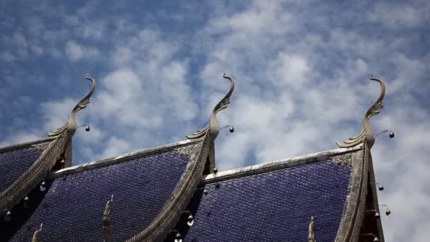 Chiangmai Tailandia Octubre 2015 Templo Banden Hermoso Templo Distrito Maetang — Vídeos de Stock