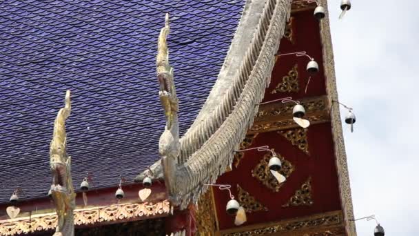 Chiangmai Tailandia Octubre 2015 Templo Banden Hermoso Templo Distrito Maetang — Vídeos de Stock