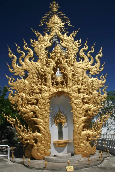 Wat (Tempel) rong khun — Stockfoto
