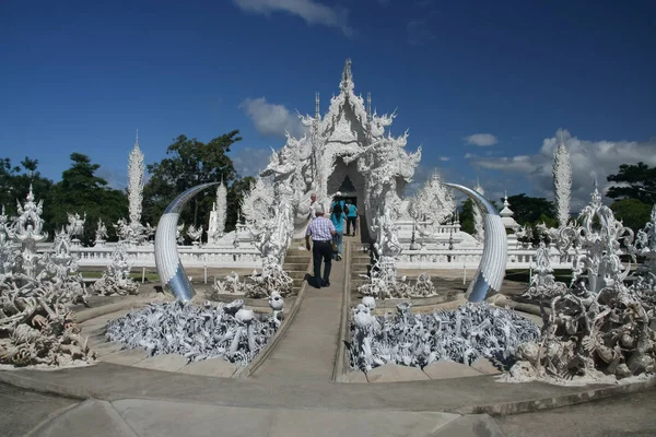 Wat (Templo) Rong Khun — Fotografia de Stock