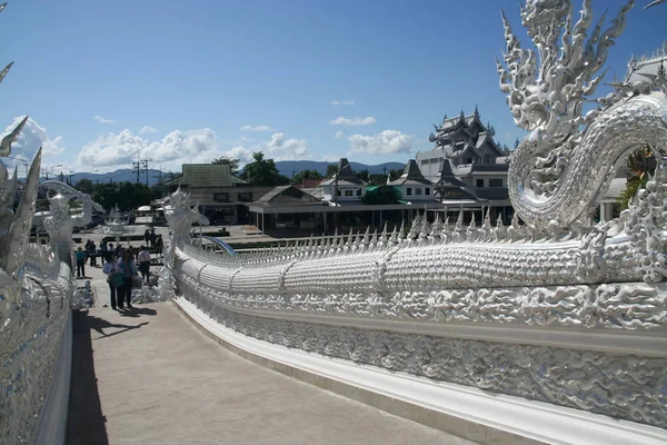 Wat (Templo) Rong Khun — Fotografia de Stock