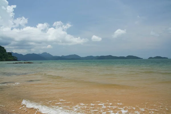 Blue sea in east region of thaibay thailand — Stock Photo, Image