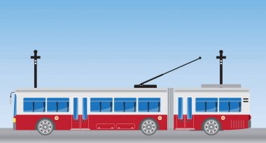 Elektrikli otobüs ve römork veya troleybüs