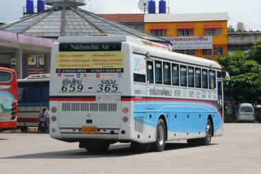 Benz otobüs Nakhonchai hava. Rota Chiangmai Pattaya ve Rayong.
