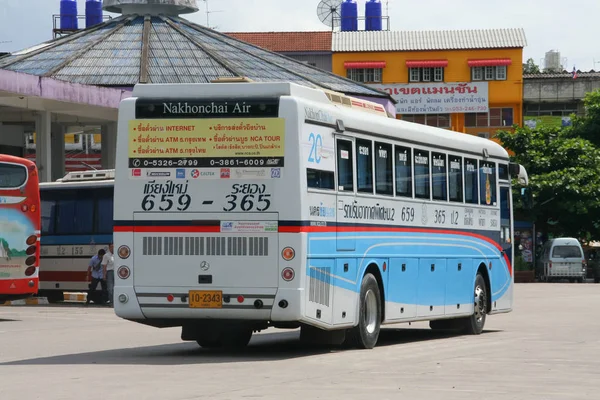 Benz buss av Nakhonchai luft. Rutten Chiangmai Pattaya och Rayong. — Stockfoto
