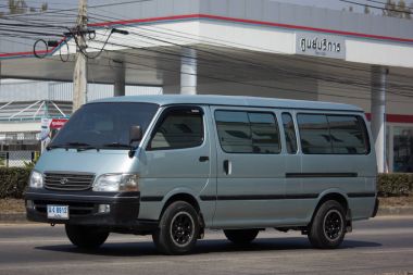 Özel Toyota Hiace eski Van araba.