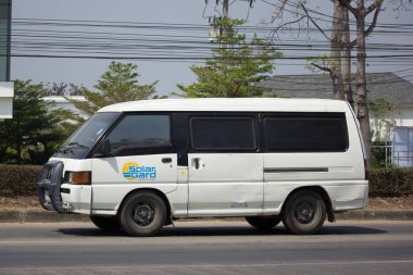 Özel Mitsubishi Delica eski Van araba.