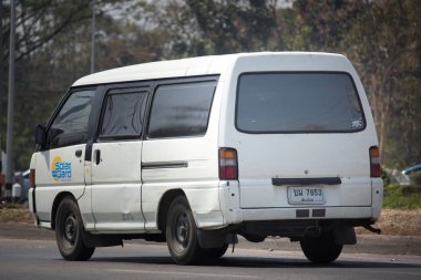Özel Mitsubishi Delica eski Van araba.