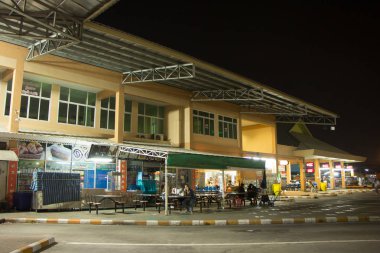 Otobüs yolcu terminal Chiangmai otobüs terminalinin içinde