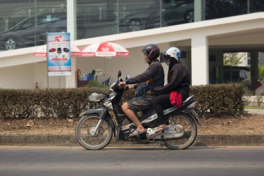 Özel Honda dalga motosiklet. 