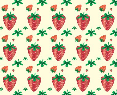 Sorunsuz çilek Model arka plan vektör