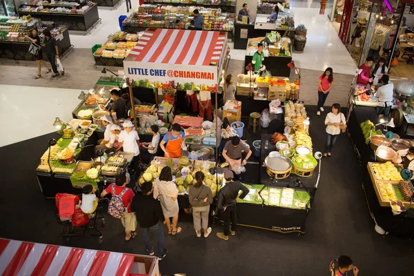 Área de Promoción de Alimentos en el Festival Central Chiang mai . —  Fotos de Stock