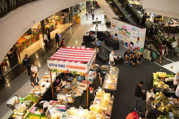 중앙 축제 치앙마이 식품 진흥 지역. — 스톡 사진