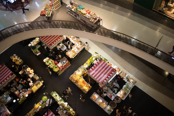 Área de Promoção de Alimentos no Festival Central Chiang mai . — Fotografia de Stock